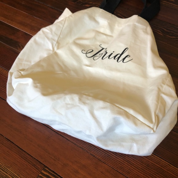 “Bride” cotton canvas tote - Picture 2 of 2